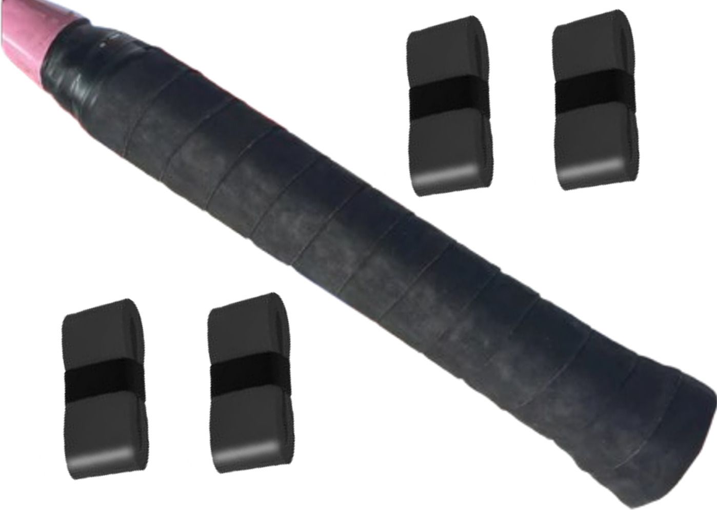 Pack of 4 Anti-Slip Grip for Badminton/Squash/Tennis/Pickleball Rackets Overgrip Dry Feel