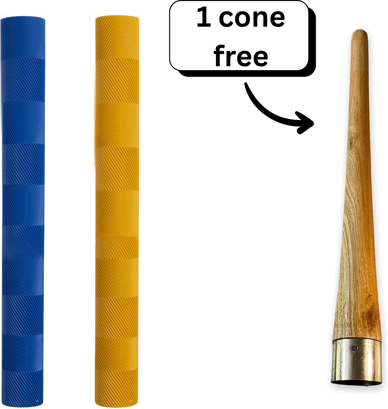 sportedge Cricket Bat Grip | Anti Slip Bat Handle Grip with 1 free cone Ultra Tacky-picture-34