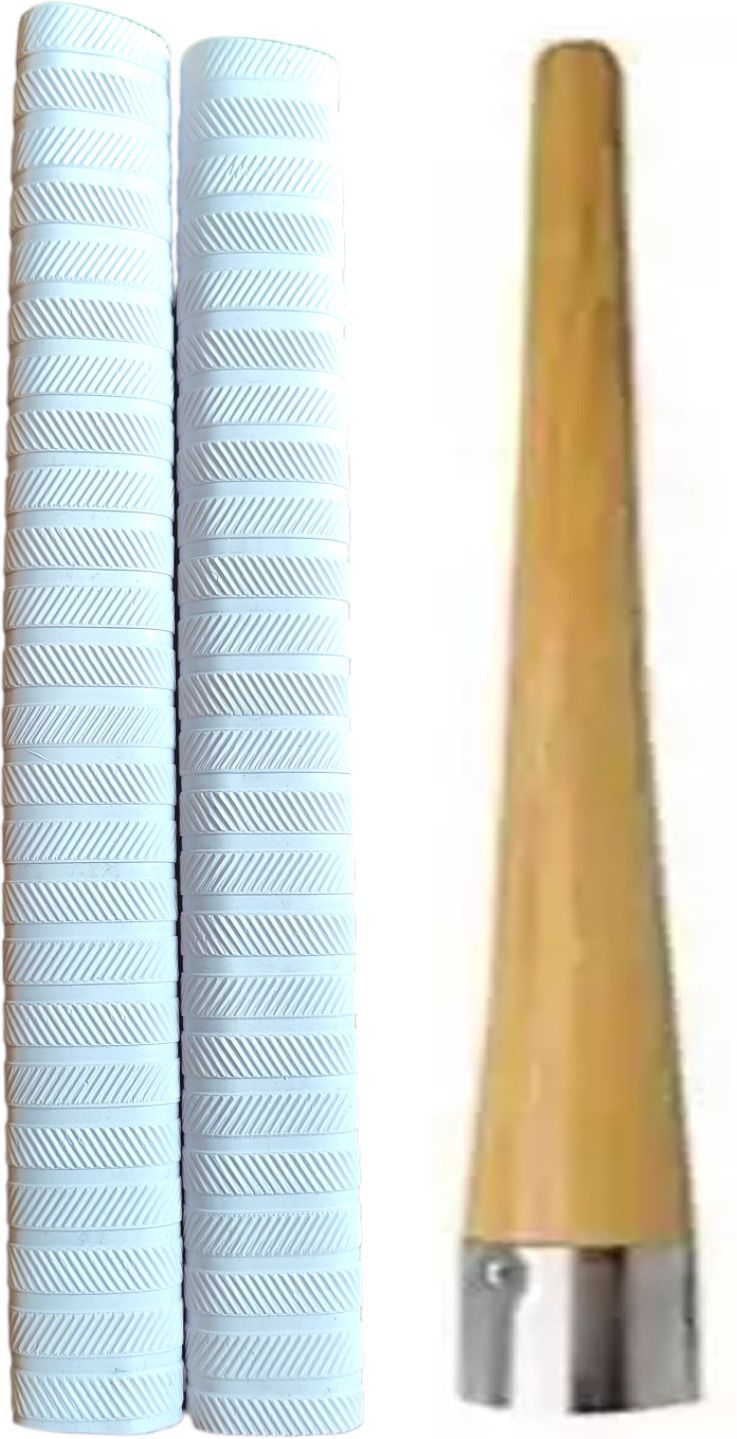 chhabra kreations 1-wooden cone + 2-Cricket Bat Multicolor Grip Chevron-picture-22