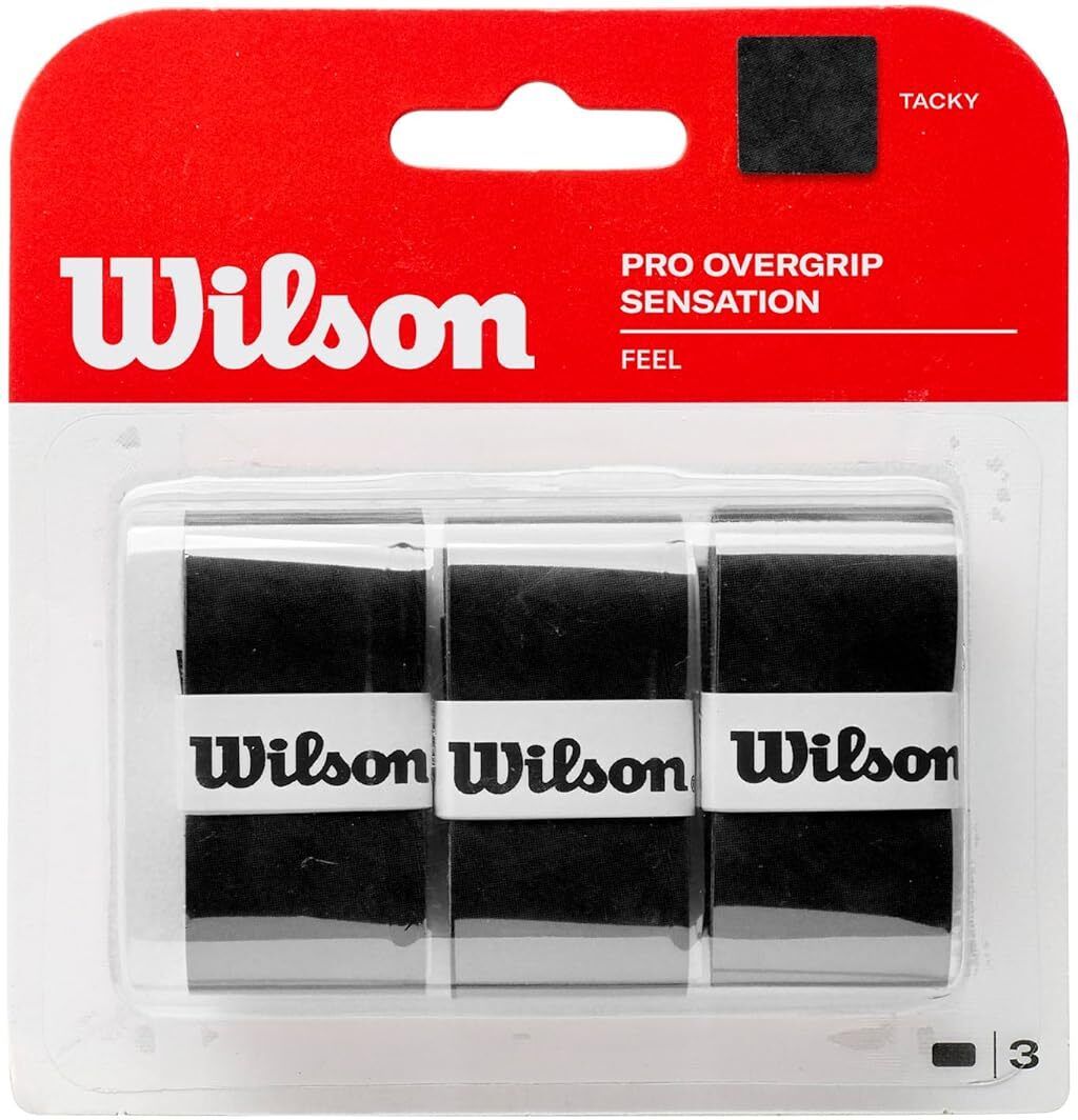 PRO SENSATION FEEL -OVERGRIP-PACK OF 3- BLACK Super Tacky-image-41