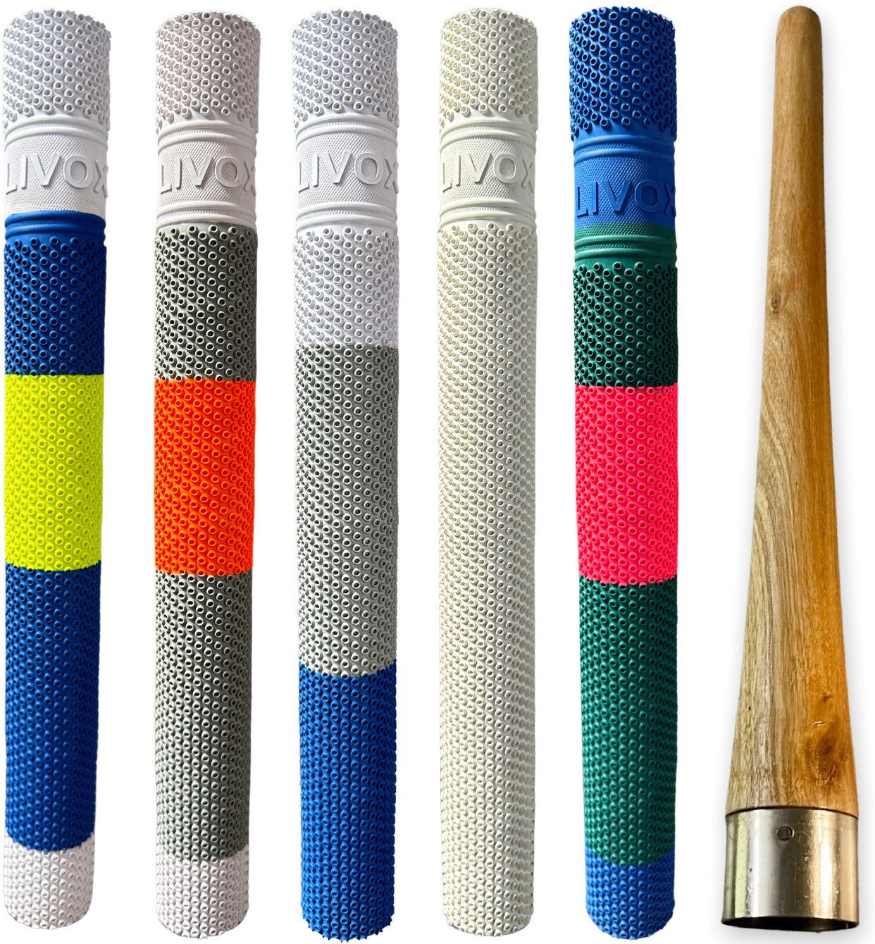 livox Very Good Comfort Cricket Bat 6 Grips with Wooden Cone Super Tacky-picture-25