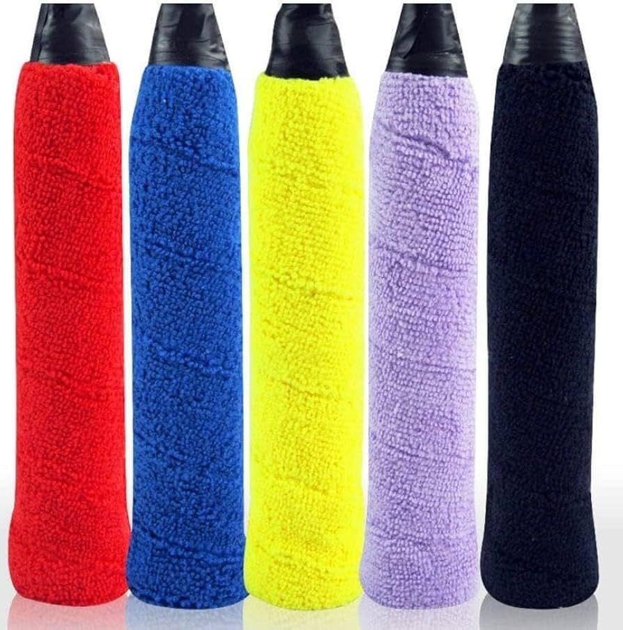 5 Pack Overgrip Tape for Badminton Tennis Pickleball Squash Anti Slip Grip Towel Grip-image-2