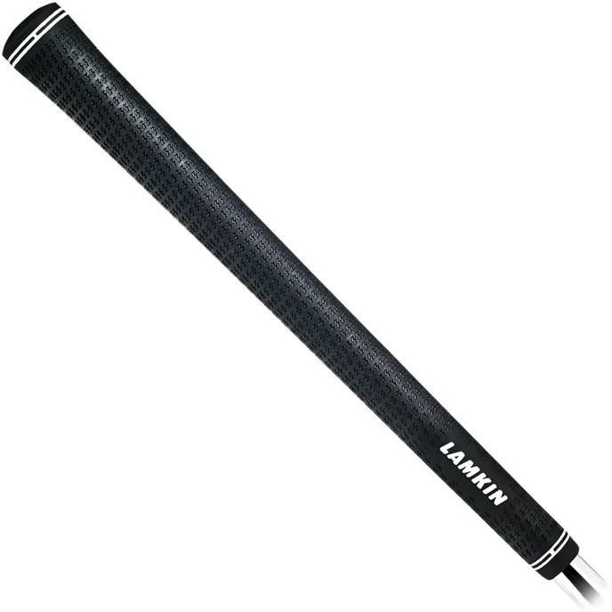 Lamkin Crossline Black Golf Grip – Durable Non-Slip Comfortable Club Handle Mesh Grip