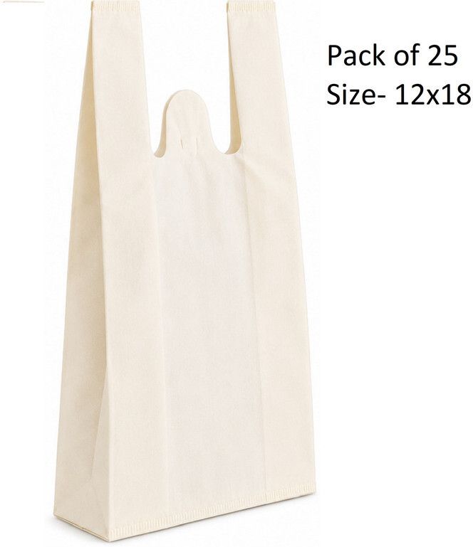 packveda NON WOVEN U CUT Size 10x14 Pack of 50 Pack of 25 Grocery Bags-picture-11