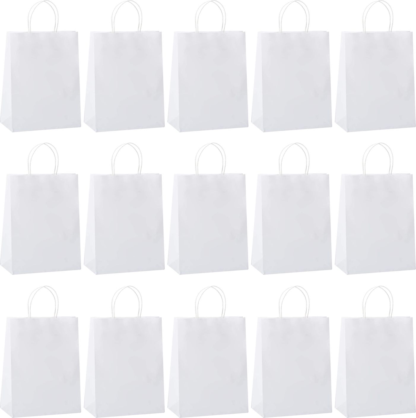 aakriti Craft Paper Bags Small Gift Bags with Handles, For Retail Store, Shop 8'x3"x10"-picture-44