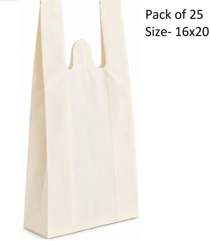 packveda NON WOVEN U CUT Size 14x20 Pack of 50 Pack of 25 Grocery Bags-picture-15