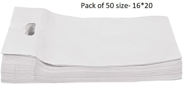 packveda NON WOVEN D CUT Size 16x20 Pack of 50 Pack of 50 Grocery Bags-picture-39