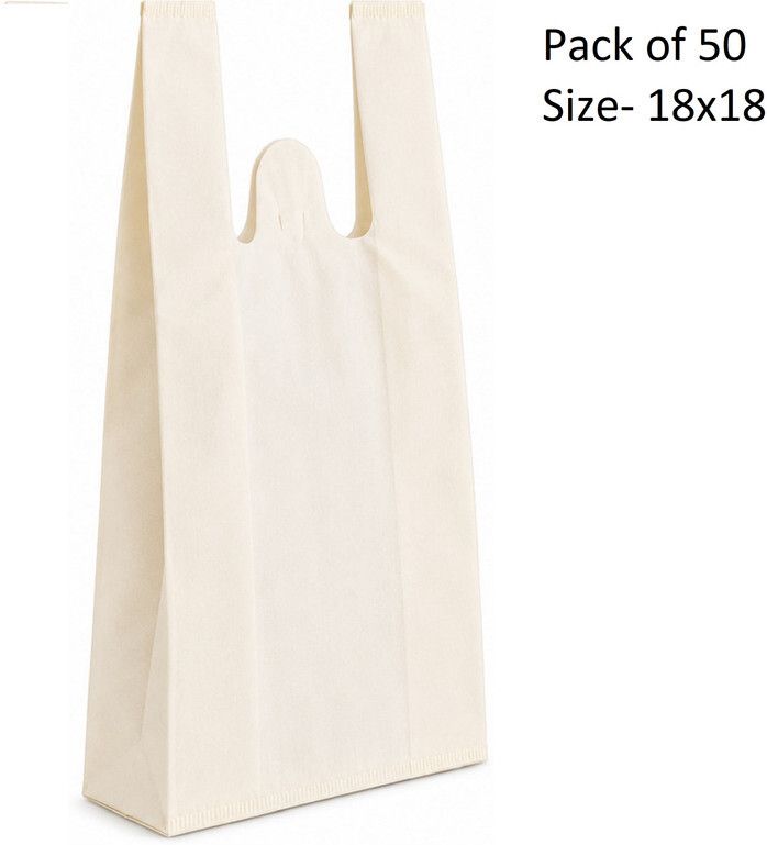 packveda NON WOVEN U CUT Size 14x20 Pack of 75 Pack of 50 Grocery Bags-picture-20