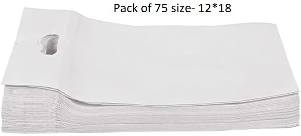 packveda NON WOVEN D CUT Size 12x18 Pack of 75 Pack of 75 Grocery Bags-picture-23