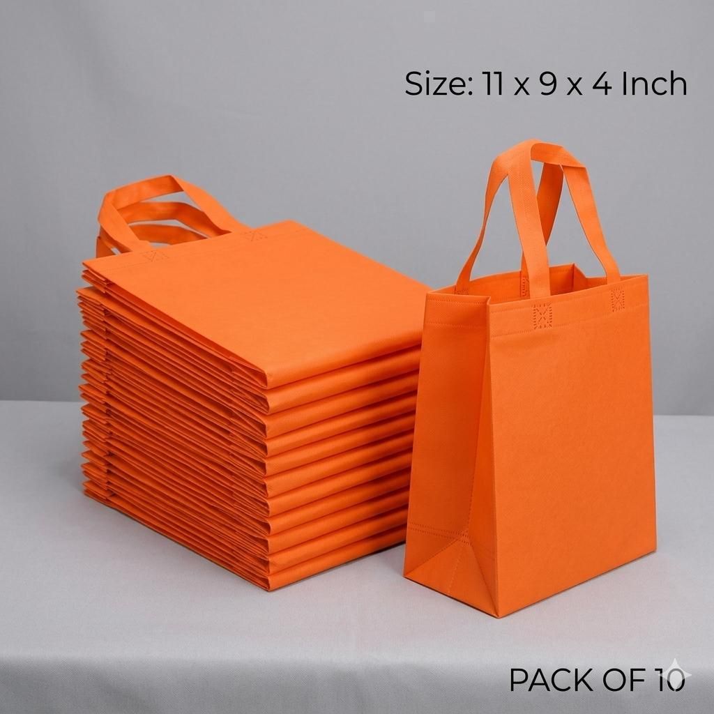 carry cloud :Eco Reusable Non-Woven Shopping Tote Bag Pack of 10 Grocery Bags-picture-36