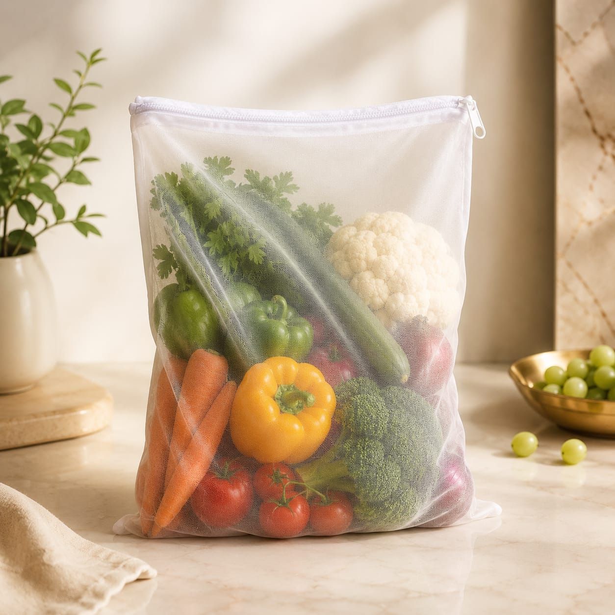 shivbless enterprise Pack of 6 Grocery Bags-picture-23