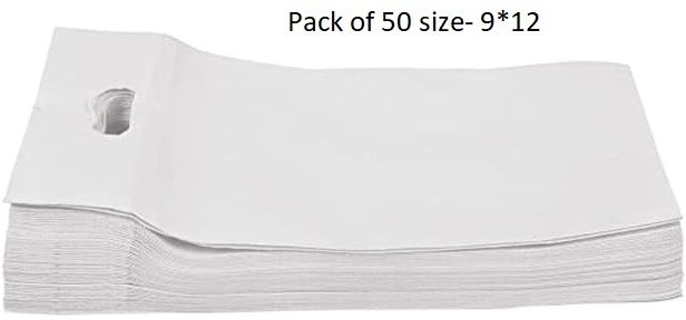 packveda NON WOVEN D CUT Size 9x12 Pack of 50 Pack of 50 Grocery Bags-picture-27