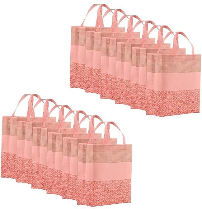 kuber industries (Pack of 12) Shopping Handbag | Foldable Shopping Bag | Reusable Grocery Bags Pack of 12 Grocery Bags-picture-30