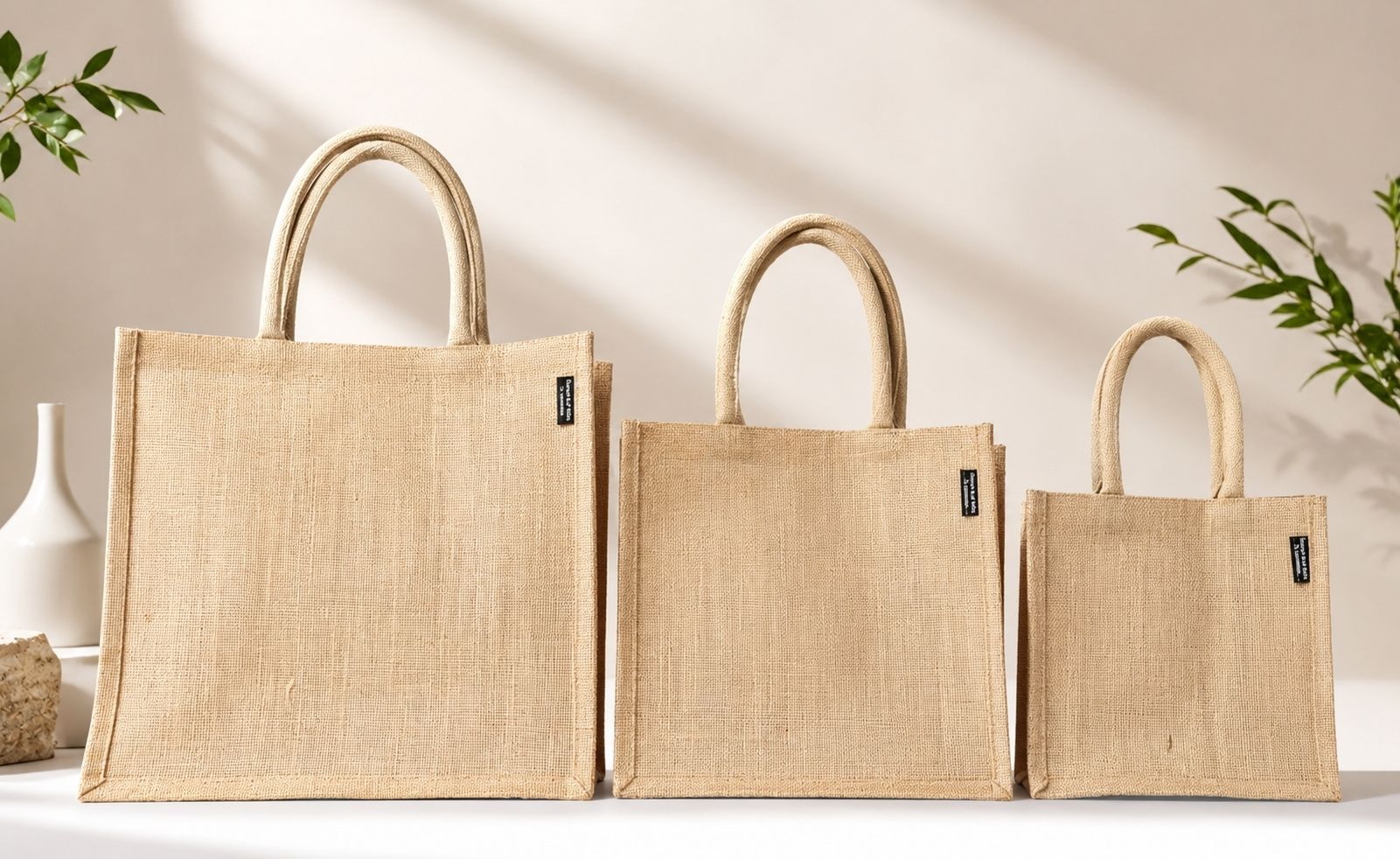 yrh Natural 3 bag Pack of 3 Grocery Bags-picture-20
