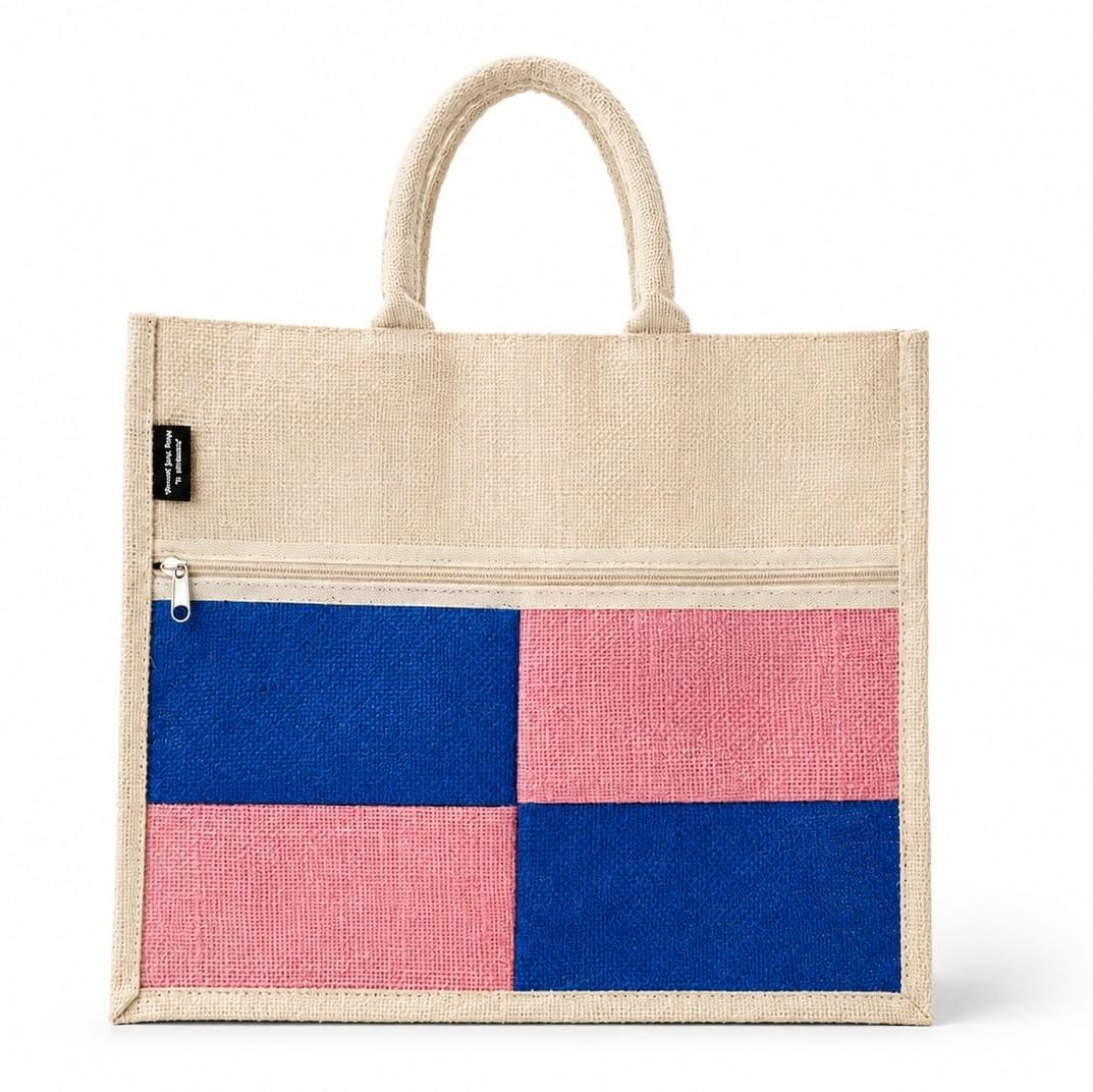 rhd 2 colour pocket bag Grocery Bag-picture-40