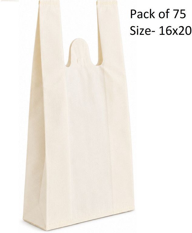 packveda NON WOVEN U CUT Size 12x18 Pack of 100 Pack of 75 Grocery Bags-picture-26