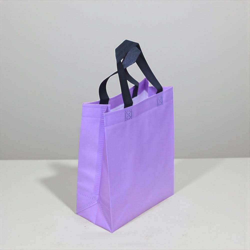 Lavender Premium Non-Woven Carry Bag Pack of-40 Pack of 40 Grocery Bags-image-2