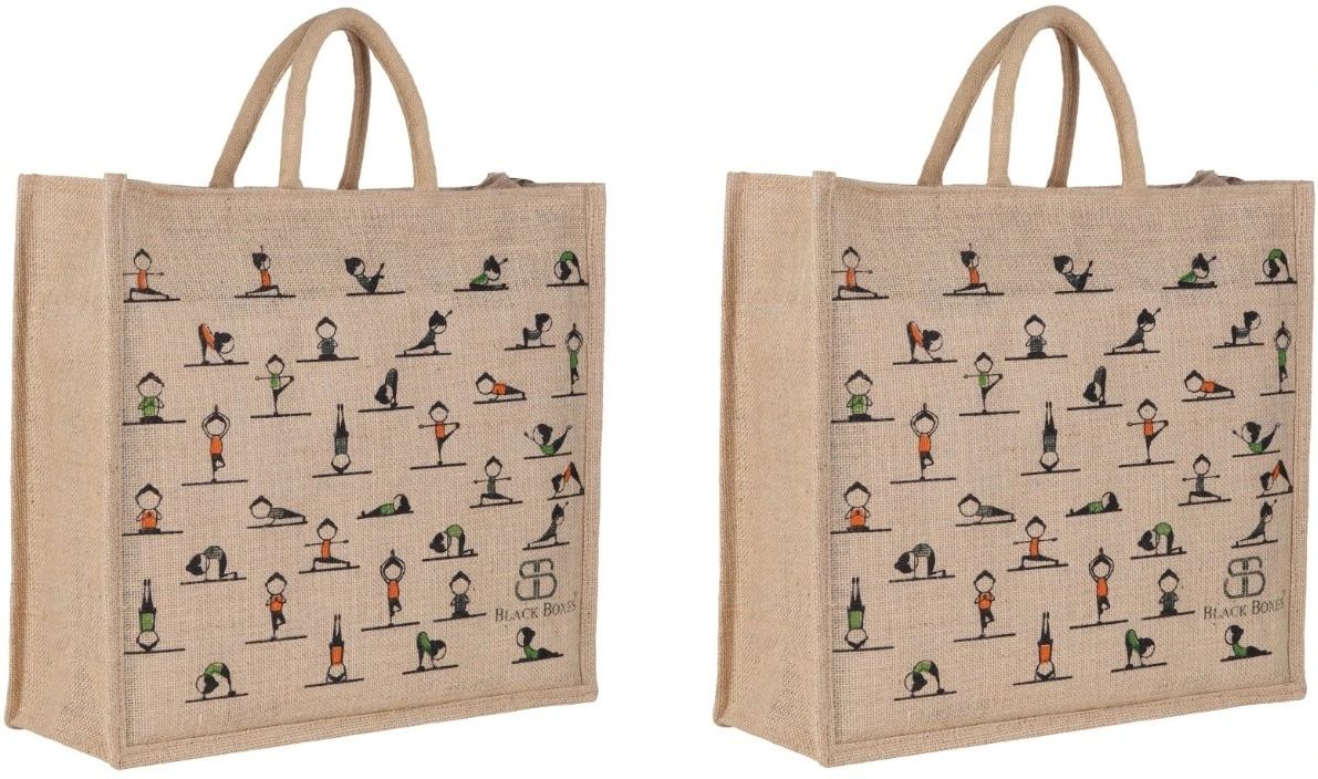 blackboxes Big Eco Cotton Canvas Shopping 15.5Inch Bags for Carry Grocery Bag.-picture-42