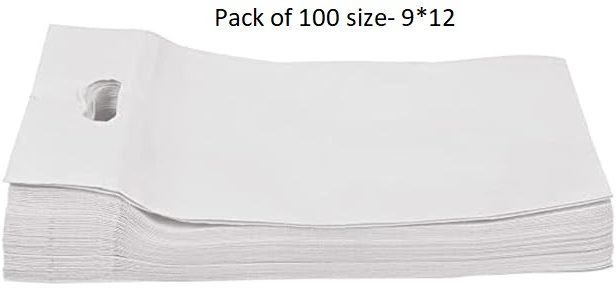 packveda NON WOVEN D CUT Size 9x12 Pack of 100 Pack of 100 Grocery Bags-picture-5