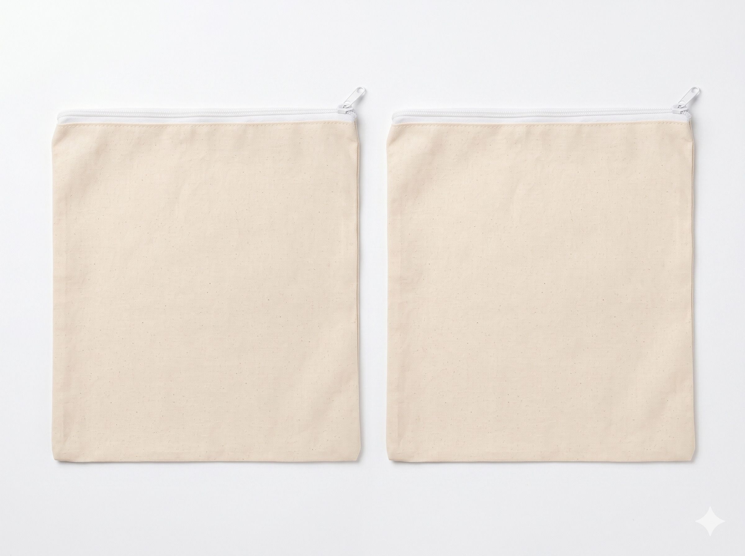 vayrix Pack of 2 | Cotton Fridge Produce Bag | Eco-Friendly Zipper Bag | 12X12 Inch Pack of 2 Grocery Bags-picture-14