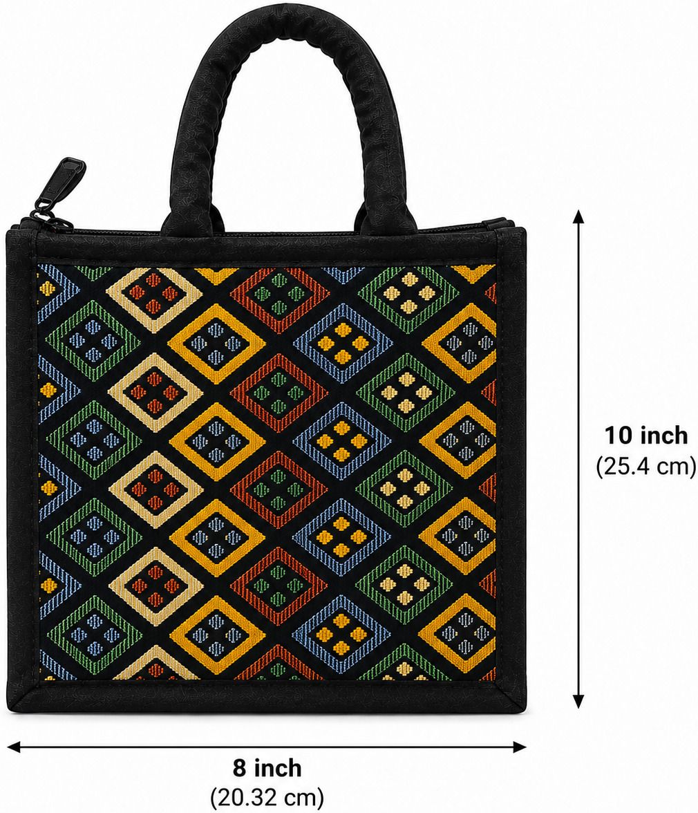 erabazzar EcoPrint Jute Multipurpose Reusable Shopping Tote Bag Collection Grocery Bag-picture-46
