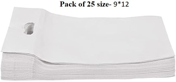 packveda NON WOVEN D CUT Size 9x12 Pack of 25 Pack of 25 Grocery Bags-picture-13
