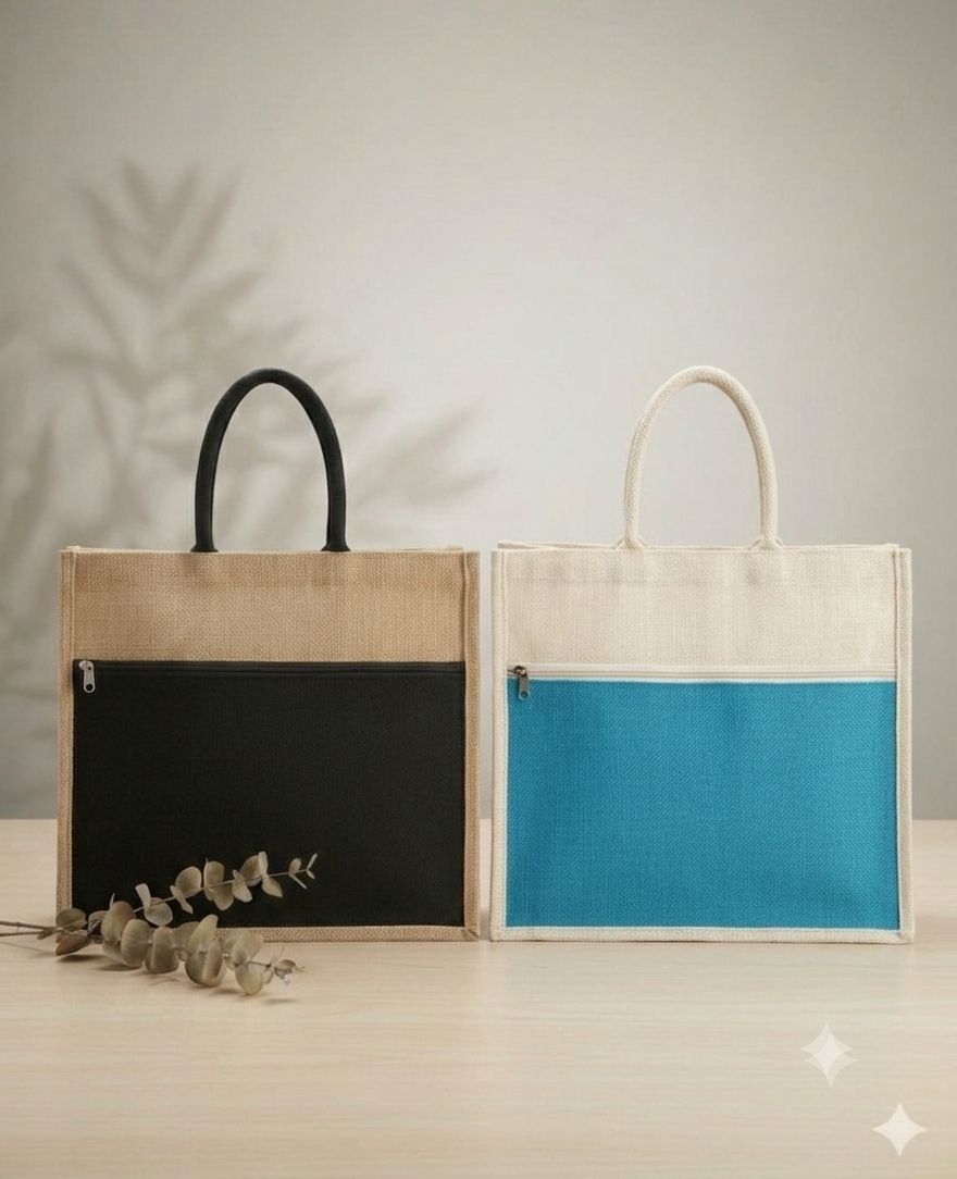 shd Firoji and black pocket bag Pack of 2 Grocery Bags-picture-47