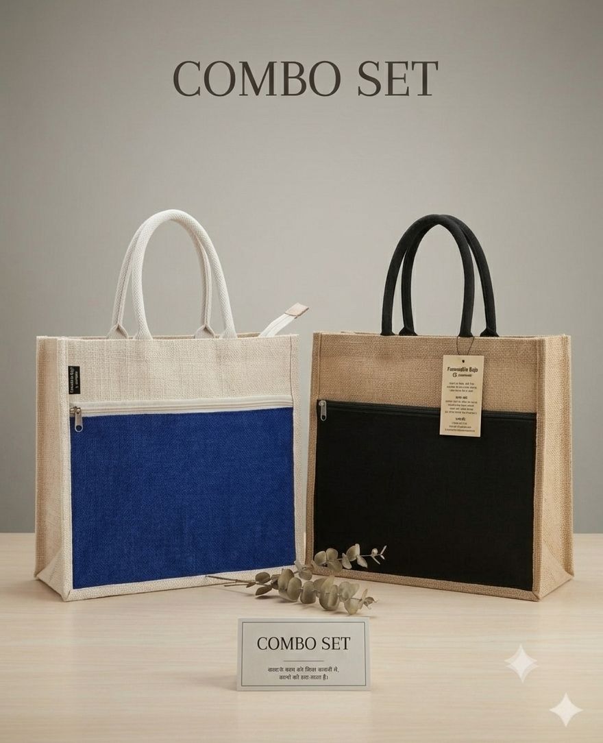 Blue black bag Grocery Bag-image-43