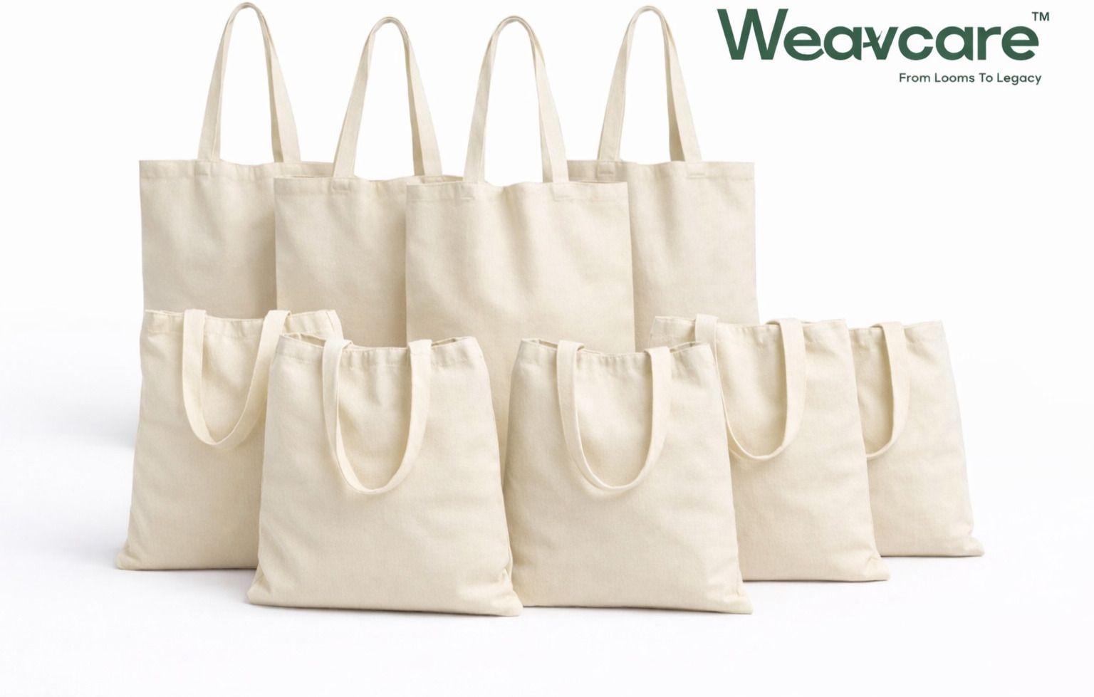 COTTON TOTE BAGS 250 GSM | SET OF 9 | SIZE 16 X 14 INCHES | GROCERY BAGS Pack of 9 Grocery Bags-image-17
