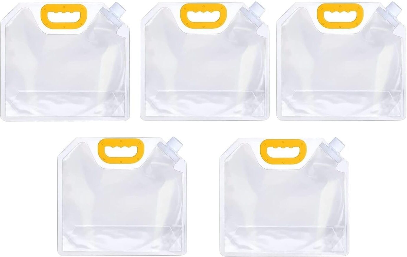 Airtight Refrigerator Grains Storage Bags with Zip Lock Pack of 5 Grocery Bags-image-8