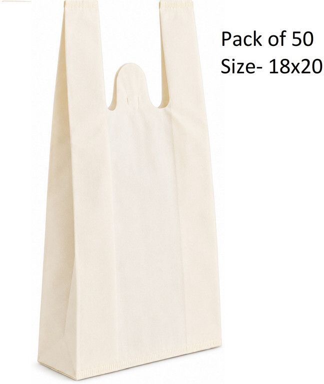 packveda NON WOVEN U CUT Size 16x20 Pack of 75 Pack of 50 Grocery Bags-picture-19
