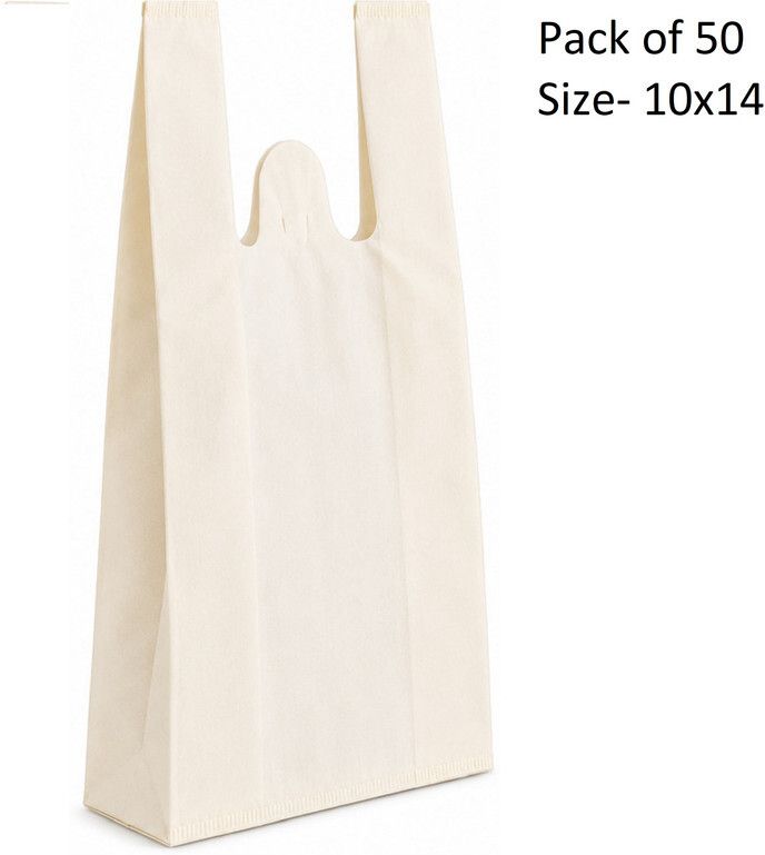 packveda NON WOVEN U CUT Size 10x14 Pack of 75 Pack of 50 Grocery Bags-picture-38