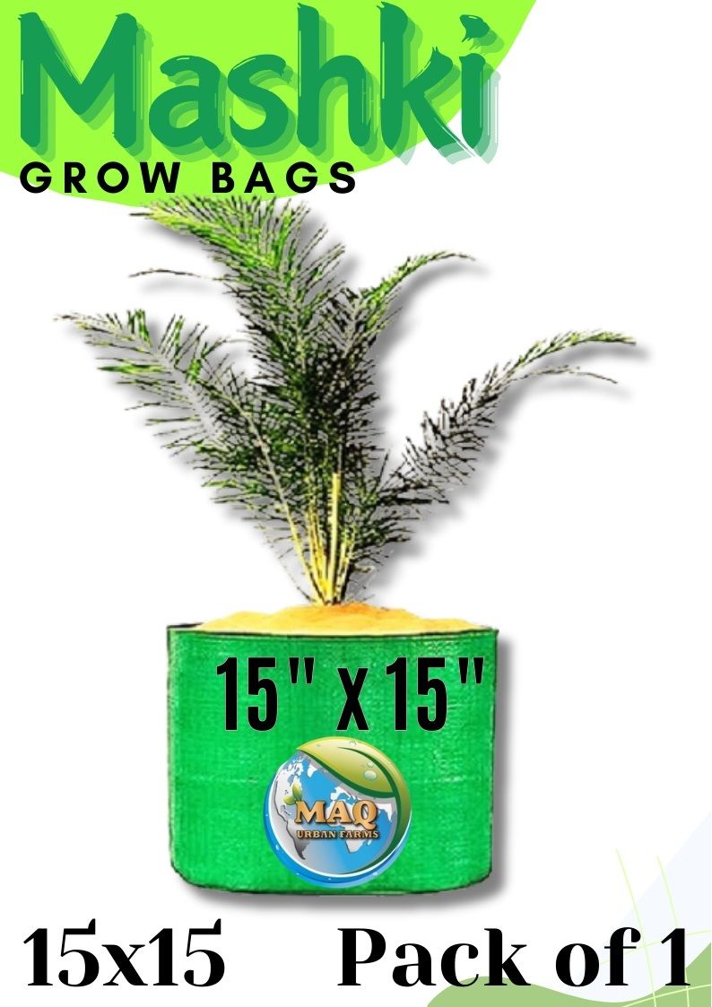 mashki Hdpe Grow Bags 250 GSM, Green Bags For Plants of size 15x15 inches, Plant Bags Grow Bag-picture-16