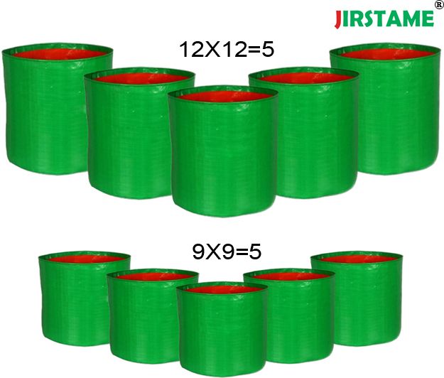 12 X 12 inch -Pack of 5 & 9 X 9 inch -Pack of 5 for Terrace Gardening Grow Bag Grow Bag-image-14