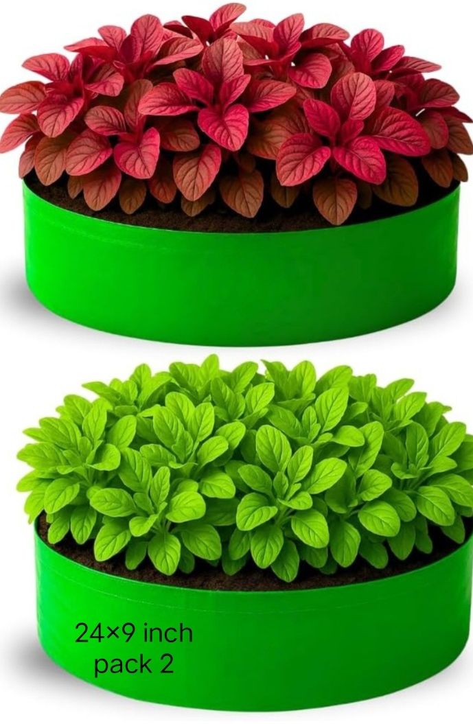 ananya 24*9 inch pack of 2 HDPE UV protect for home garden and terrace garden Grow Bag-picture-24