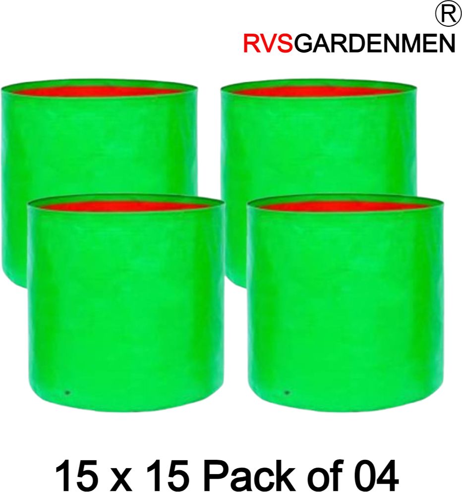 rvsgardenmen Flower Plants Pots Terrace Gardening Grow Bag (15" X 15") - (Pack of 05) Grow Bag-picture-10