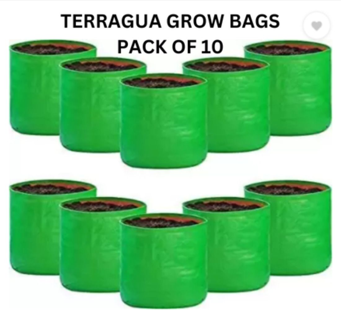 terragua Terrace gardening grow bag Flower Plants Pots 18*18 (Pack of 10) Grow Bag Grow Bag-picture-18