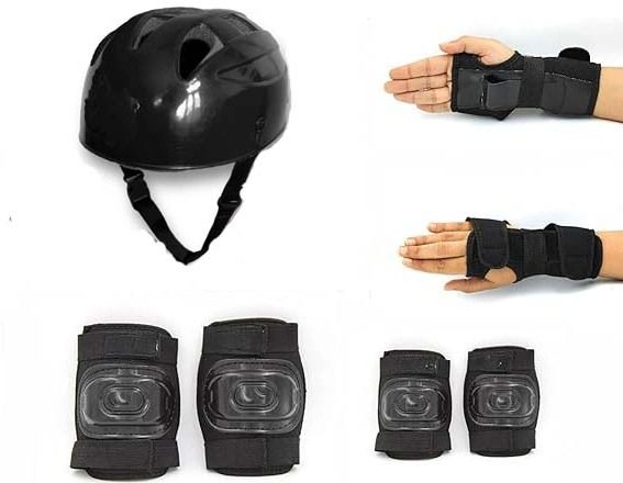 prikli Multi sport gear skating and cycling helmet kit for kids m size for [7-15] Skating Wrist Guard-picture-27