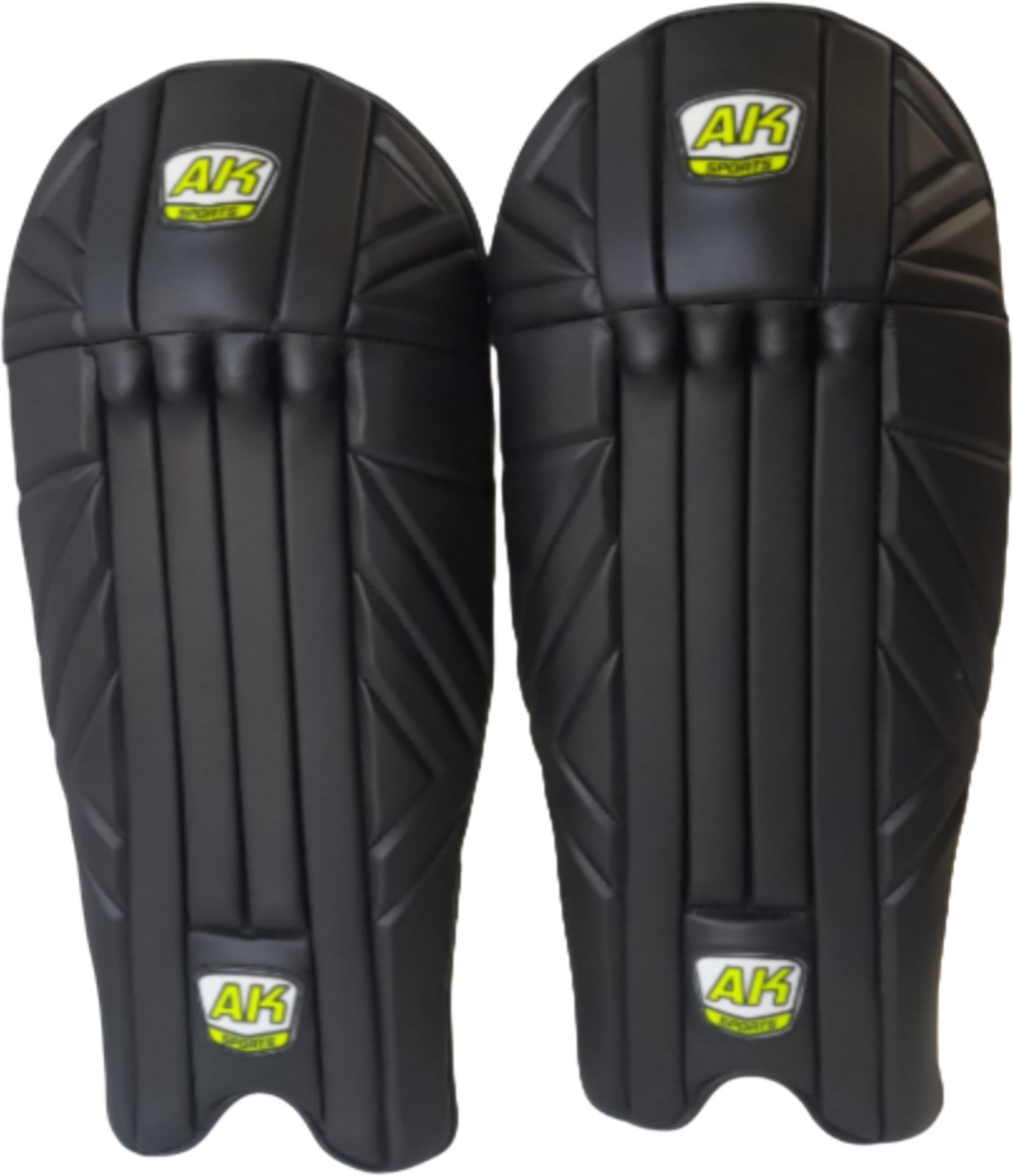 AK wicket keeper Pad Black Men's (Right Hand Batsman) Cricket Guard Combo-image-34