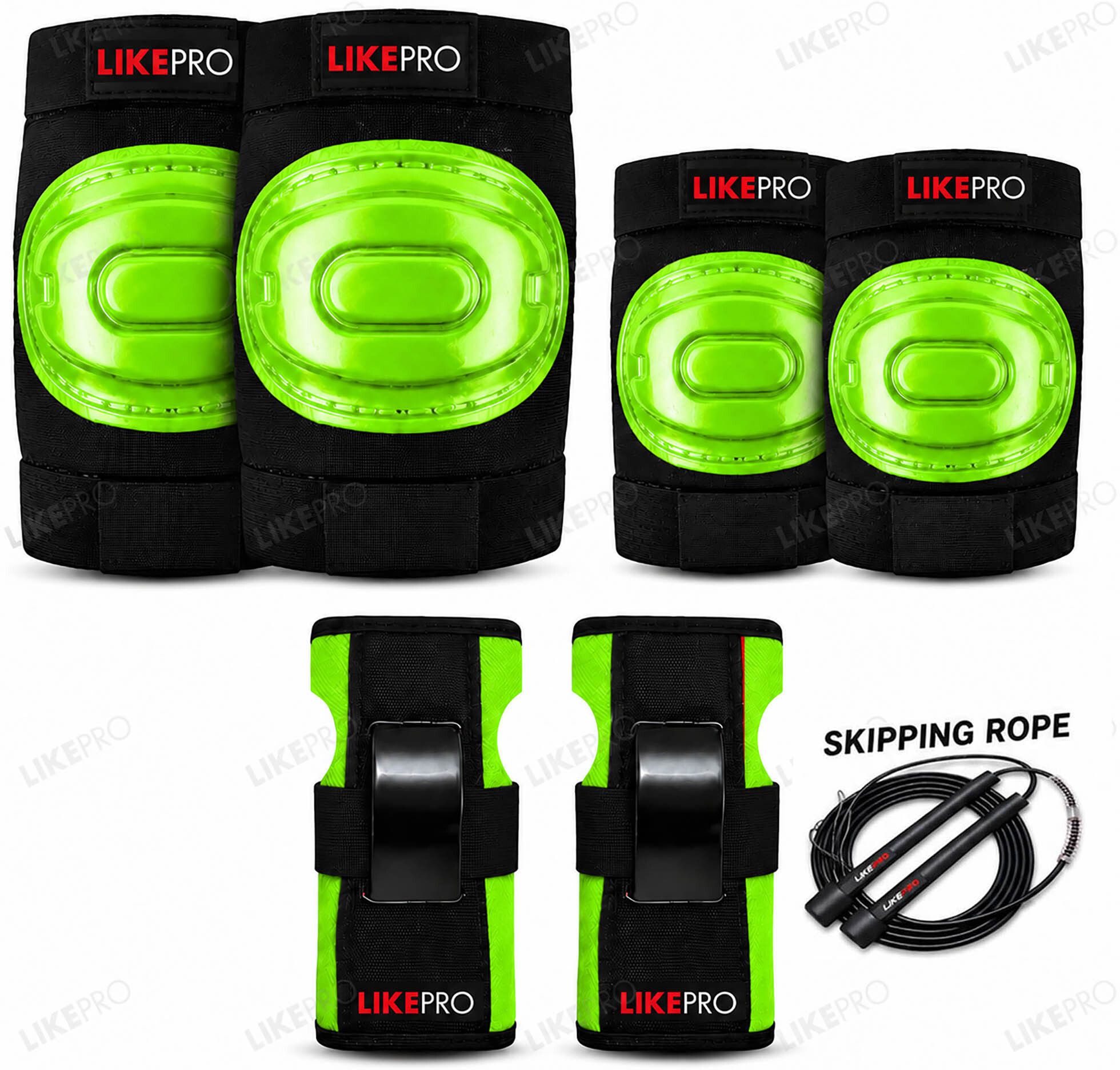 Kids Skating Protective Set (Ages 3-5-8-14 Yrs) With Skipping Rope Skating Guard Combo-image-29