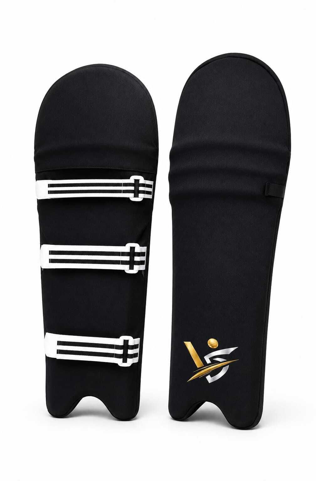Cricket leg guard cover clads black colour Cricket Guard Combo-image-17
