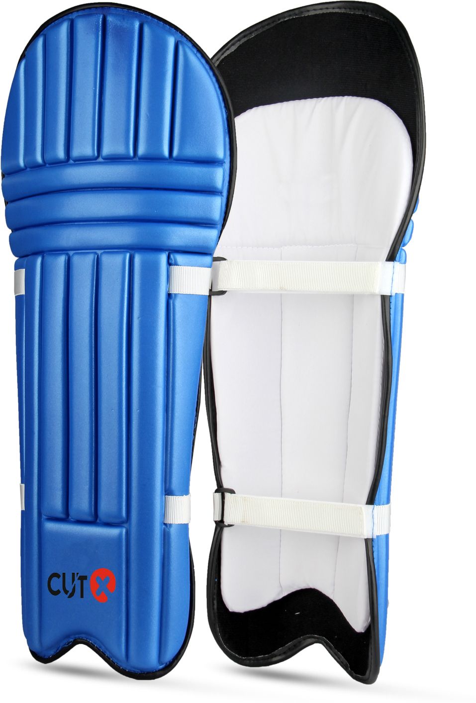 Cricket Batting Legguard for Kids, Cheap Moulded Blue 19inch for 7 to 9 Years Cricket Guard Combo