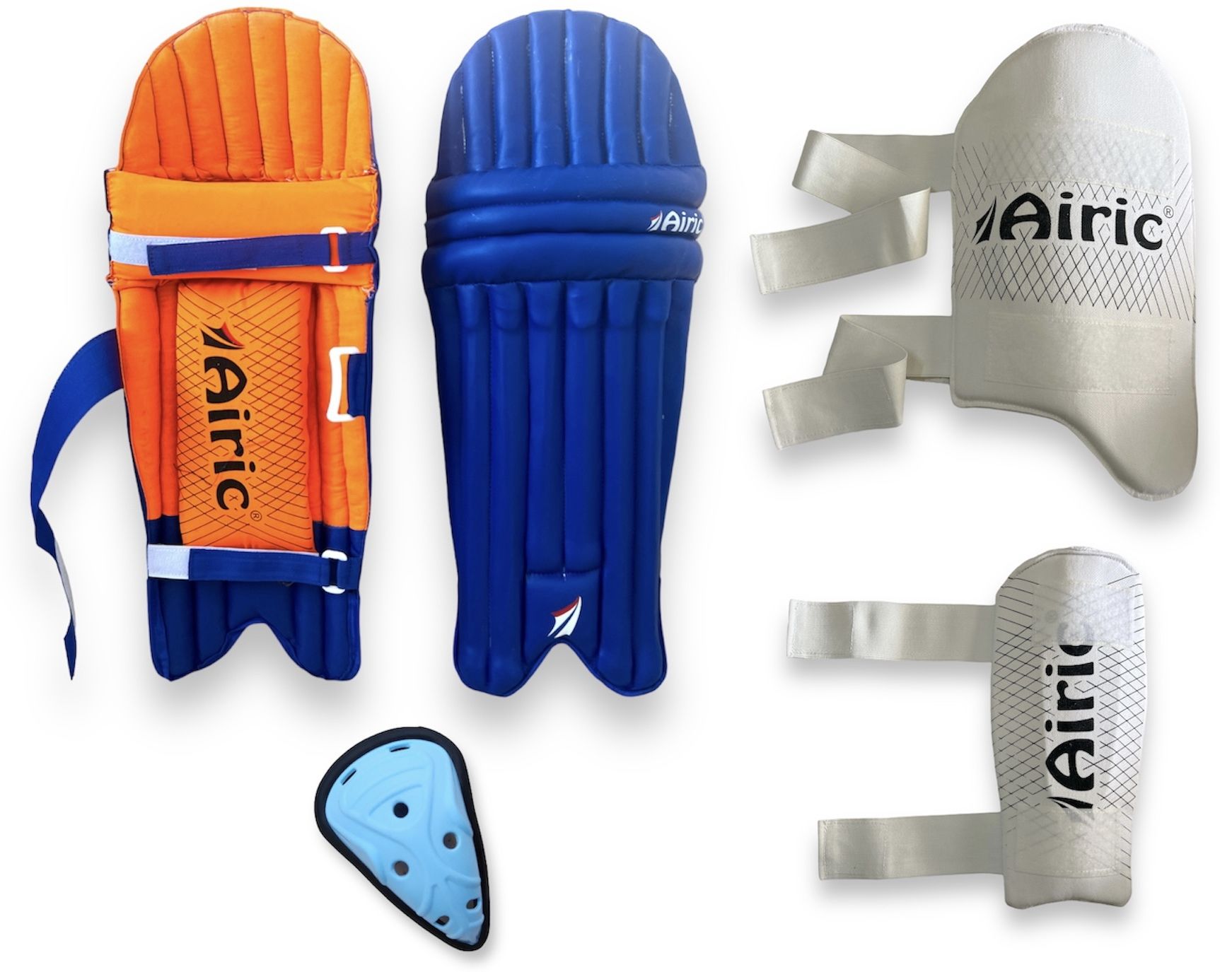 airic Premium Leg Guard, Groin Guard, Arm & Thigh (Men Size 15yrs & above) Cricket Guard Combo-picture-14