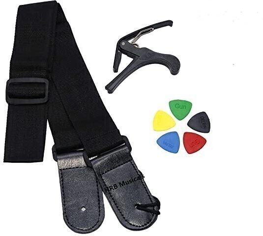 Guitar Capo with Guitar Belt for Acoustic Electric Guitar Capo for Ukulele Clutch Guitar Capo