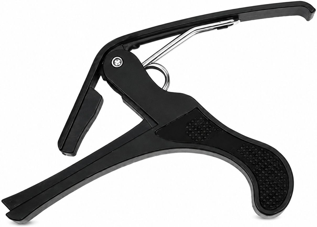 akordian AKO-CAP-001-BK Guitar Capo for Acoustic Electric Bass Guitars, Black Durable Pro Clutch Guitar Capo-picture-17