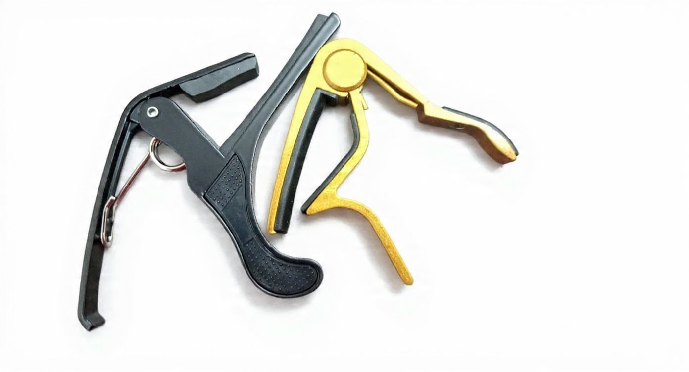sls music B4 black and B5 golden Guitar Capo for Acoustic Guitar, Spring Guitar Capo Spring Guitar Capo-picture-18
