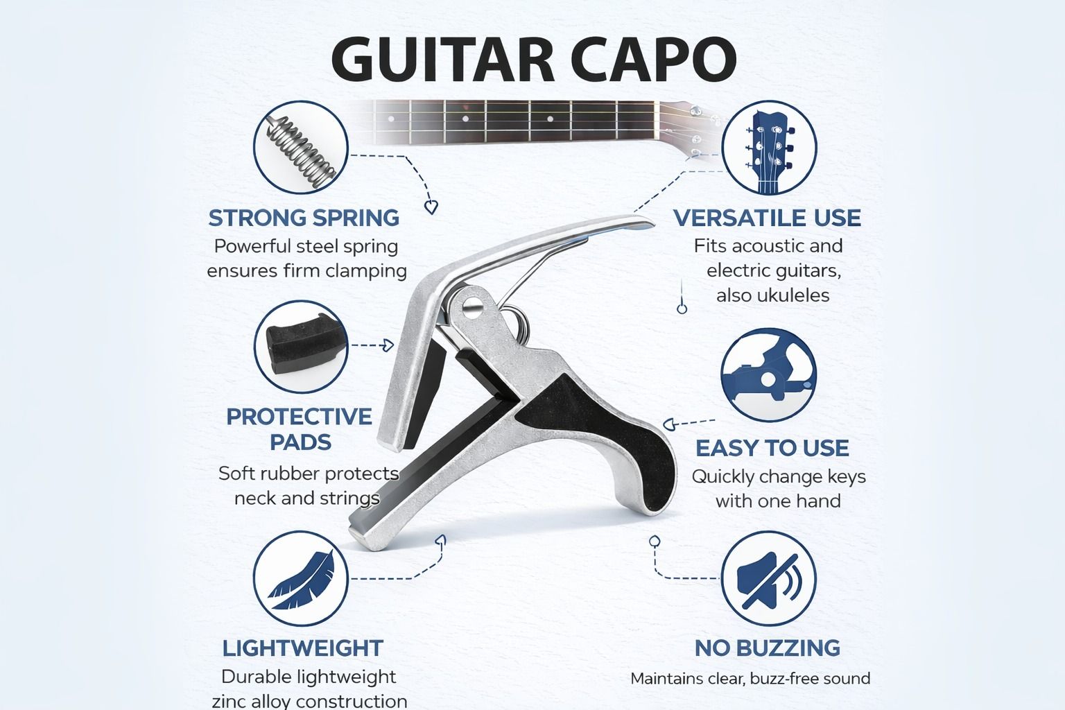 music galaxy Clutch Guitar Capo-picture-31