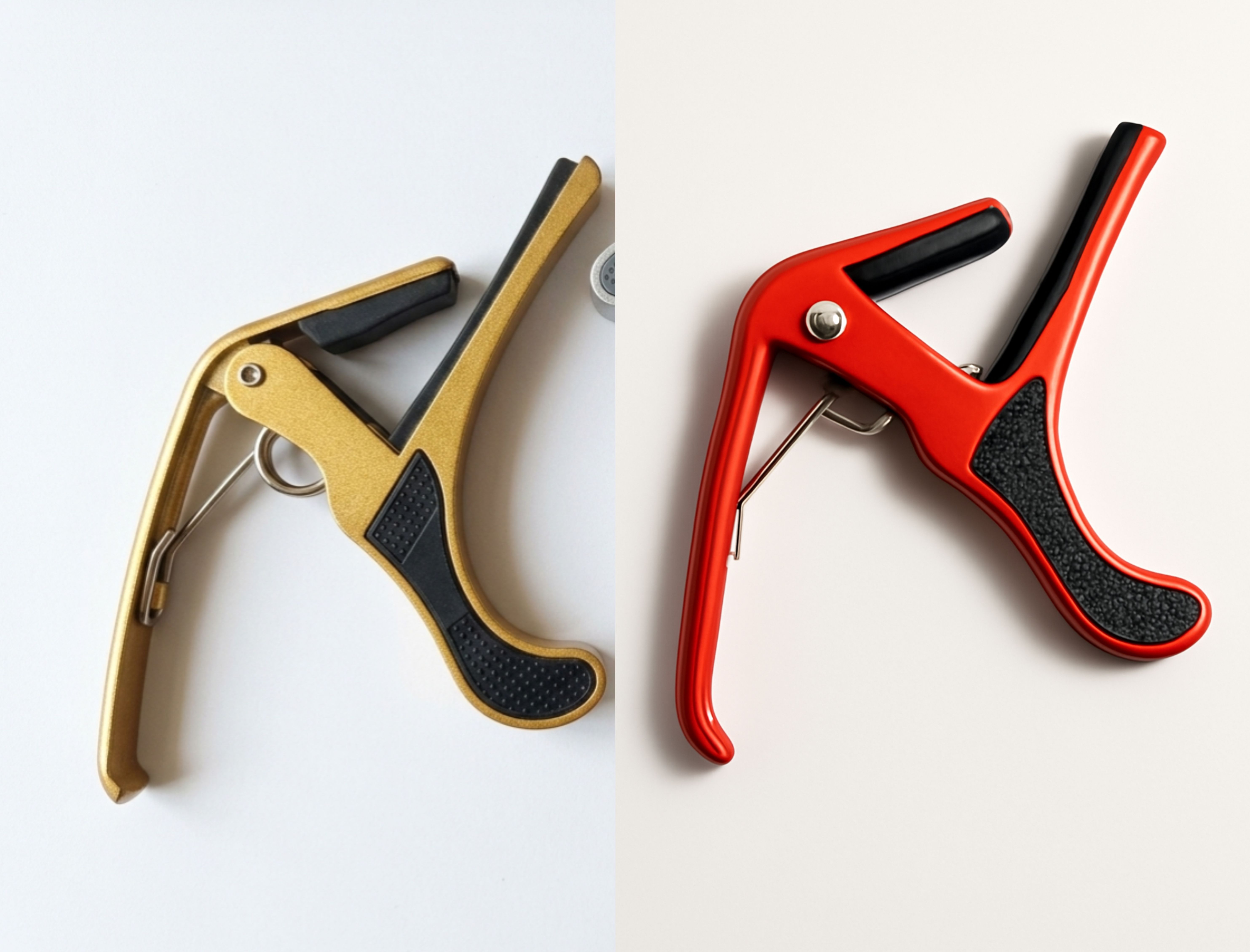 sls music 2 B4 golden & Red for acoustic guitar spring guitar capo Spring Guitar Capo-picture-32