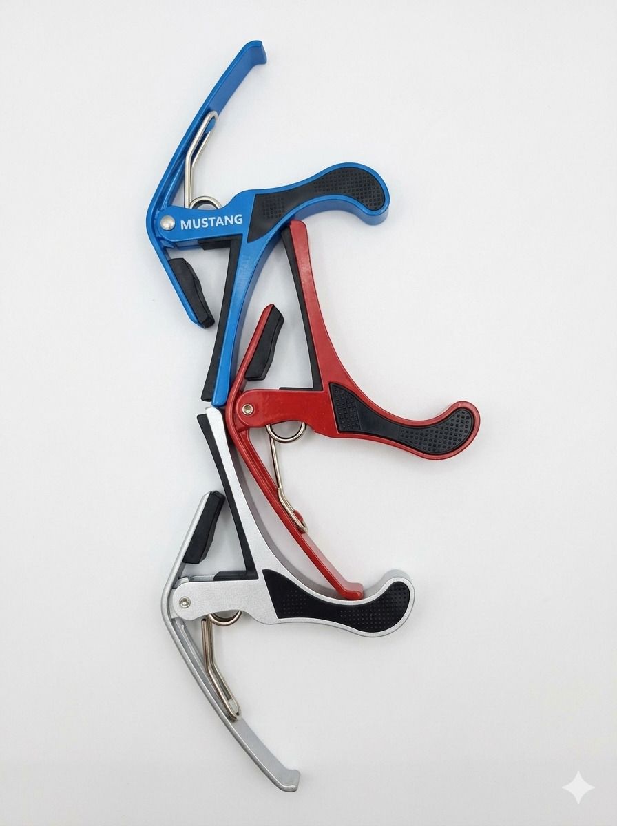 sls music 3 B4 multicolour guitar capo for acoustic guitar spring guitar Spring Guitar Capo-picture-31