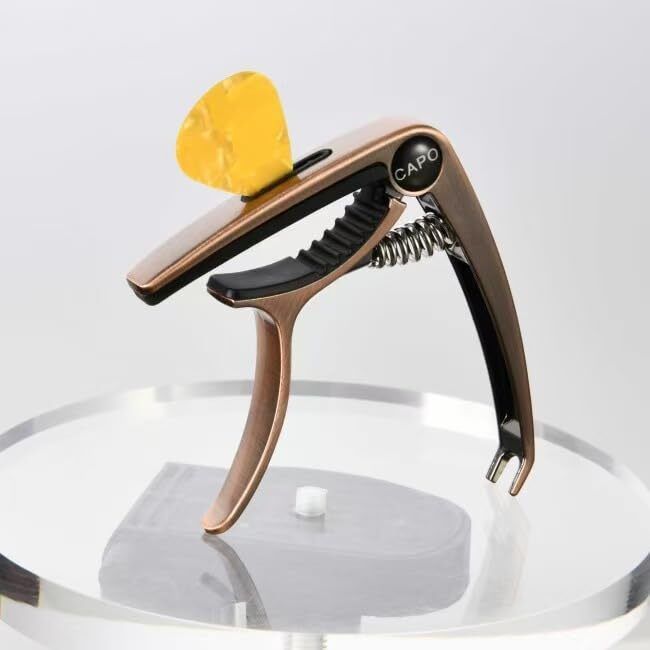 climberty Alloy Guitar Capo with Silicone Pad for Acoustic and Electric Guitars Set Spring Guitar Capo-picture-2